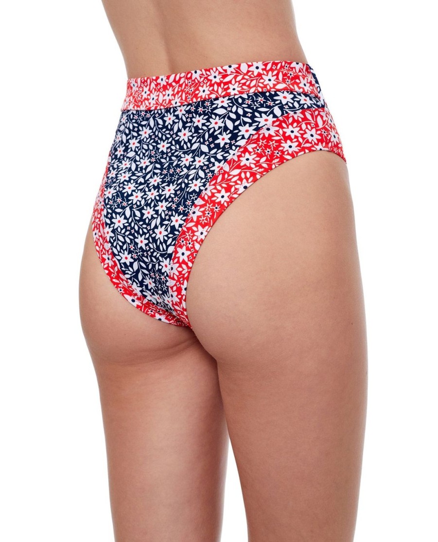 Bikinis Gottex Luma | Luma Shimmering Daisies High Waist Bikini Bottom