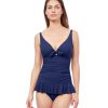 One Pieces Profile by Gottex | Profile By Gottex Dandy Tie Front V-Neck Swimdress