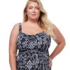 Plus Size Profile by Gottex | Profile By Gottex Peruvian Nights Plus Size Sweetheart Underwire Tankini Top Profile Peruvian Nights