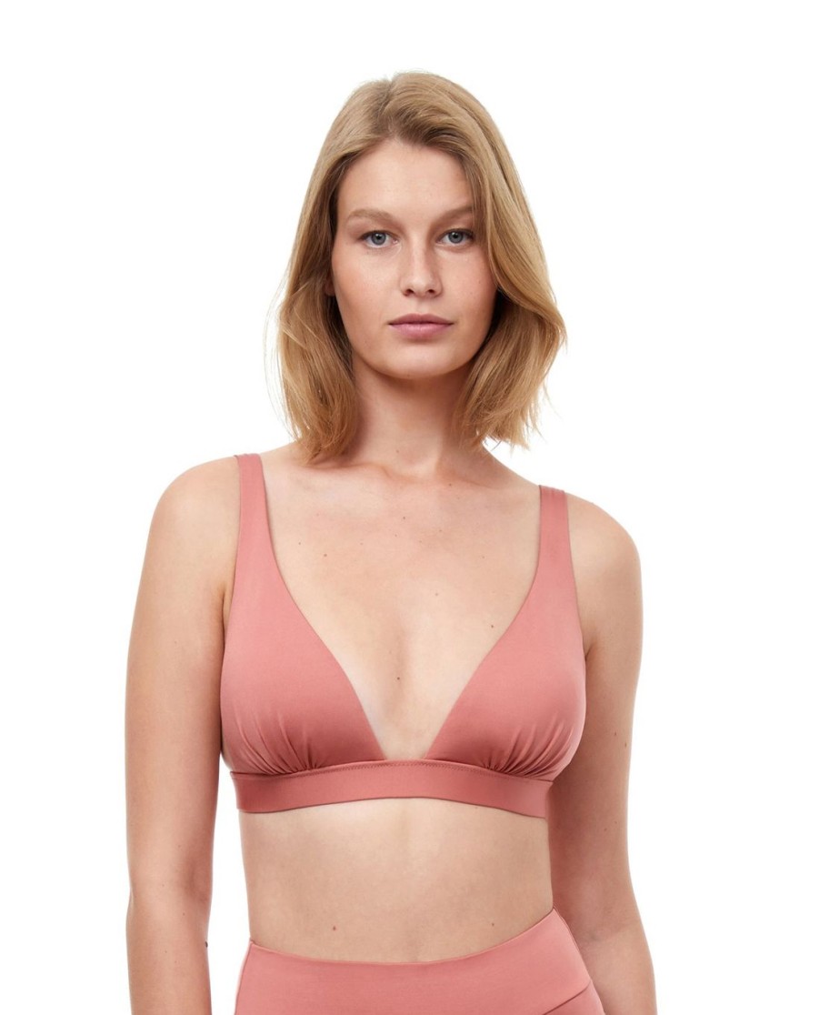 Bikinis Gottex Luma | Luma Summer Sunrise Over The Shoulder Bikini Top