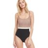 One Pieces Gottex | Full Coverage Square Neck One Piece Swimsuit Gottex Serenity