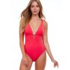 One Pieces Profile by Gottex | Profile By Gottex Bellini Deep V Halter One Piece Swimsuit Profile Bellini