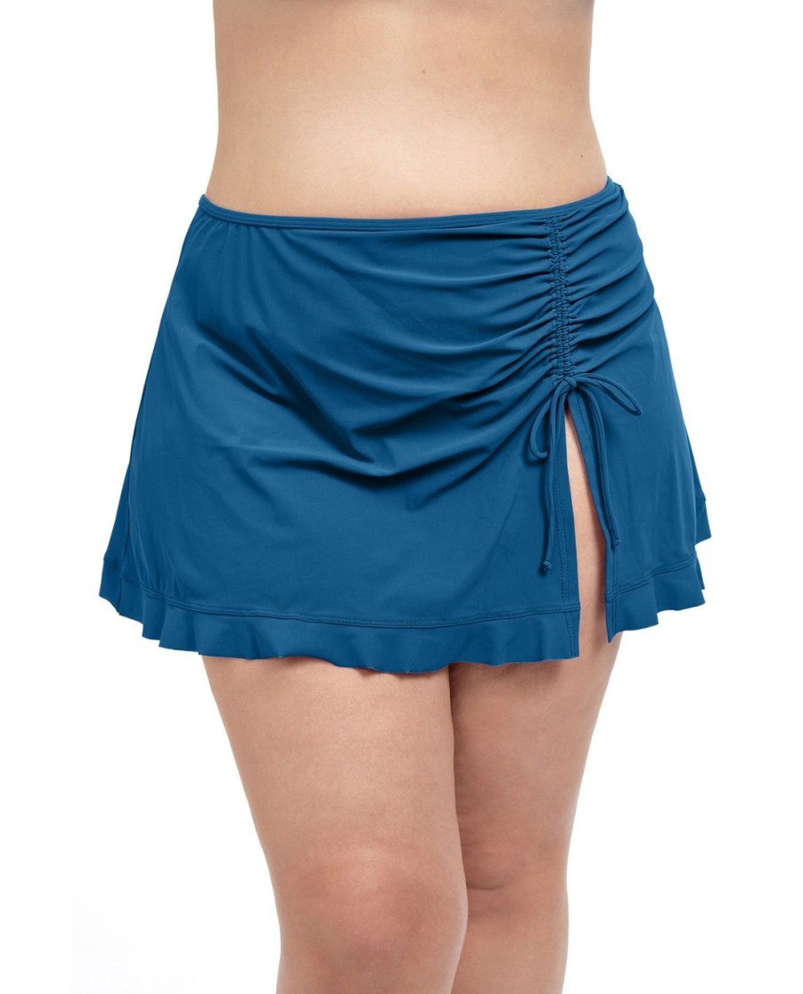 Plus Size Profile by Gottex | Profile By Gottex Tutti Frutti Plus Size Side Slit Cinch Swim Skirt