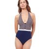 One Pieces Profile by Gottex | Profile By Gottex Let It Be Deep V Halter One Piece Swimsuit Profile Let It Be