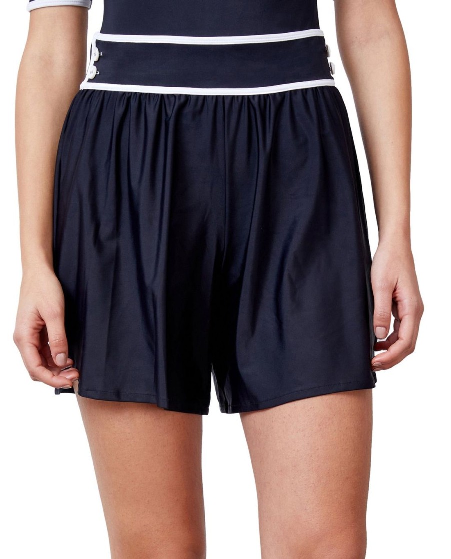 Cover Ups Gottex Modest | Gottex Modest Cover Up Short Pants Gottex Modest Black And White