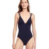 One Pieces Gottex | Underseam V-Neck One Piece Swimsuit Gottex Mootini