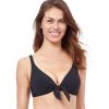 Bikinis Profile by Gottex | Profile By Gottex Tutti Frutti Tie Front Bikini Top Profile Tutti Frutti Black