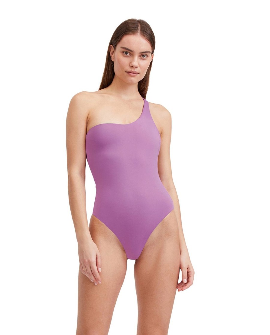 One Pieces Gottex Au Naturel | Au Naturel Kate One Shoulder One Piece Swimsuit