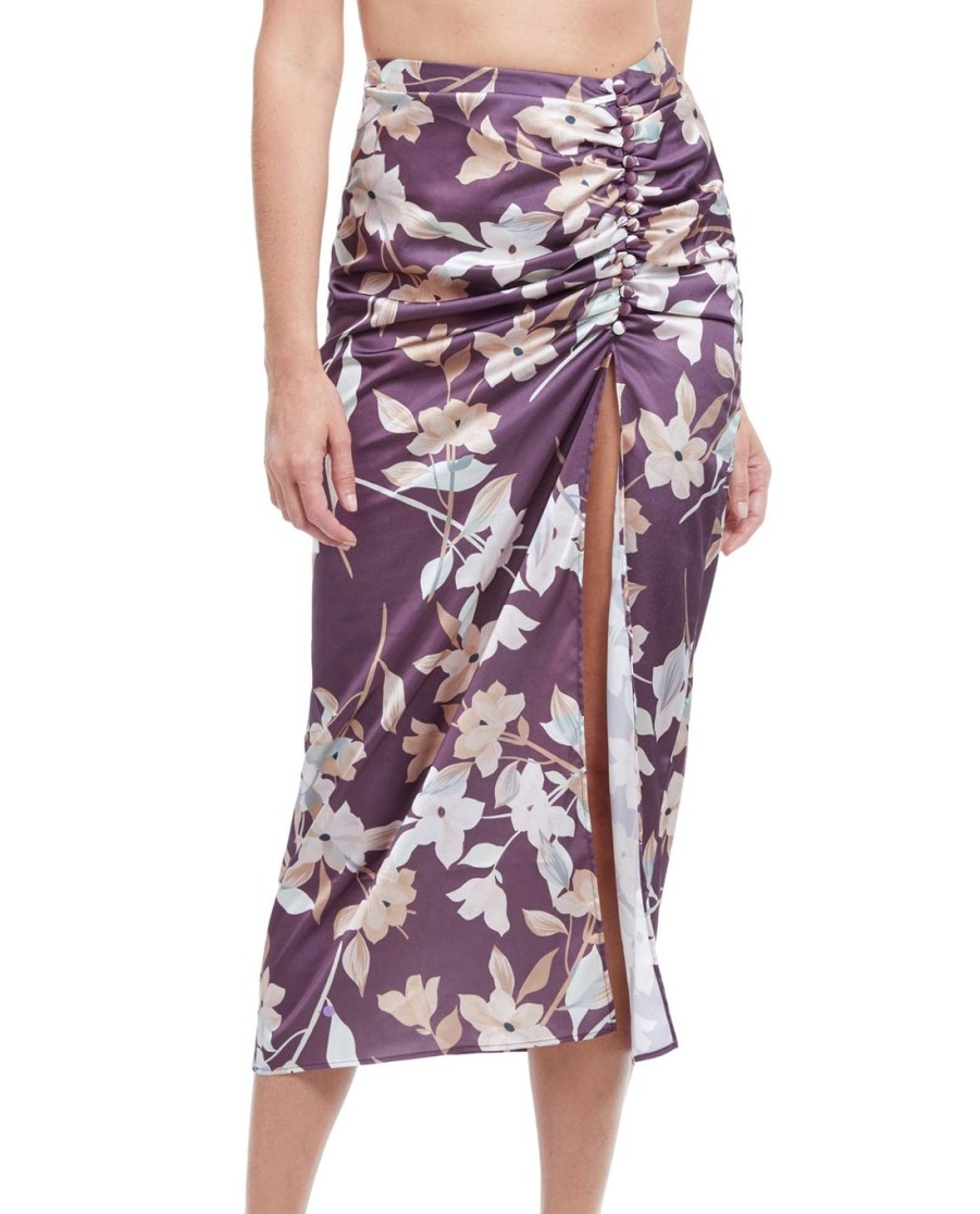 Cover Ups Gottex | Gottex Amore Side Slit Long Cover Up Skirt