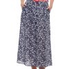 Cover Ups Gottex Luma | Luma Shimmering Daisies Long Cover Up Skirt