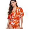 Gottex Modest Gottex Modest | Gottex Modest V-Neck Wide Sleeve One Piece Swimsuit