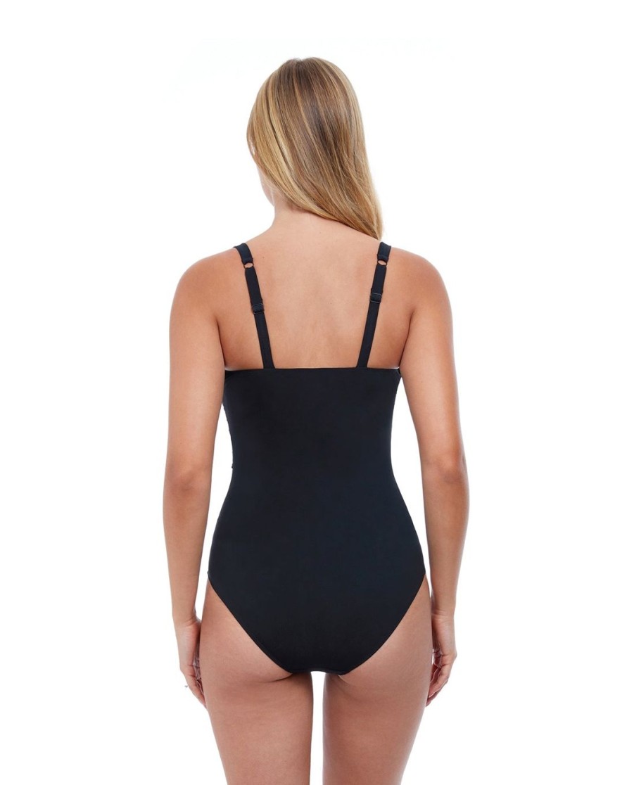 D-G Cup Profile by Gottex | Profile By Gottex Tutti Frutti E-Cup Scoop Neck Shirred Underwire One Piece Swimsuit