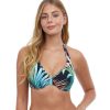 D-G Cup Profile by Gottex | Profile By Gottex Tropico Underwire D-Cup Halter Bikini Top