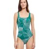 One Pieces Gottex | Gottex Natural Essence Full Coverage Square Neck One Piece Swimsuit