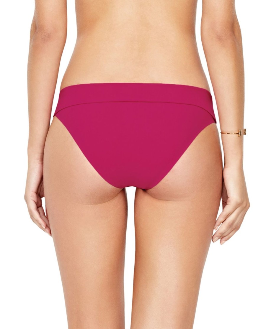 Bikinis Gottex | Gottex Au Naturel Folded Bikini Bottom Gottex Au Naturel Cherry