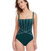 D-G Cup Profile by Gottex | Profile By Gottex Line Up D-Cup Square Neck One Piece Swimsuit