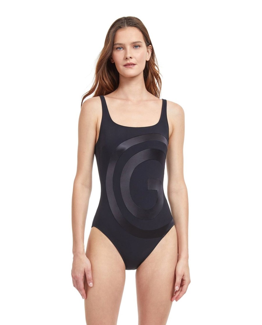 One Pieces Gottex | Square Neck One Piece Swimsuit Gottex Signature