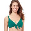 Bikinis Profile by Gottex | Profile By Gottex Tutti Frutti Tie Front Bikini Top Profile Tutti Frutti Emerald