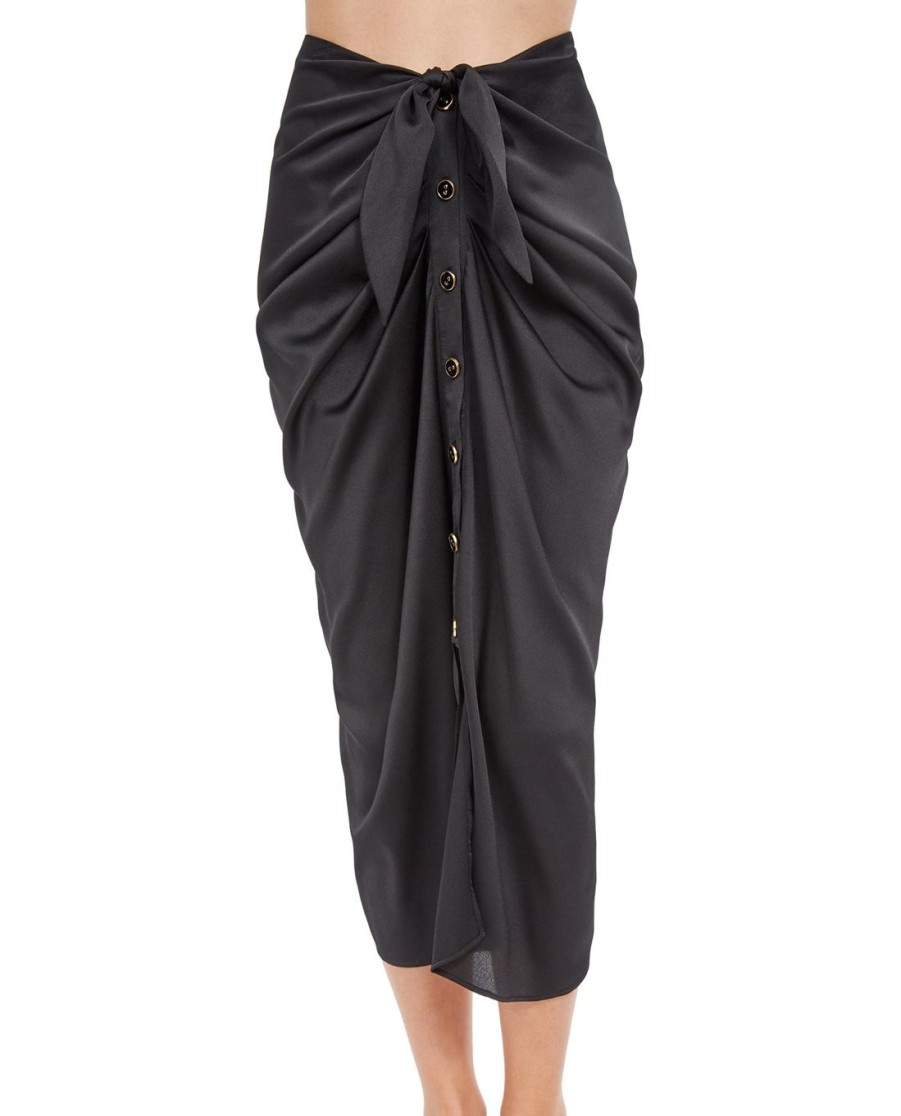 Cover Ups Gottex | Gottex High Class Tied Sarong-Style Cover Up Skirt