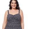 Plus Size Profile by Gottex | Profile By Gottex Bash Plus Size Shirred Underwire Tankini Top Profile Bash