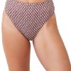 Bikinis Gottex Luma | High Leg High Waist Bikini Bottom Luma Retro Luxury