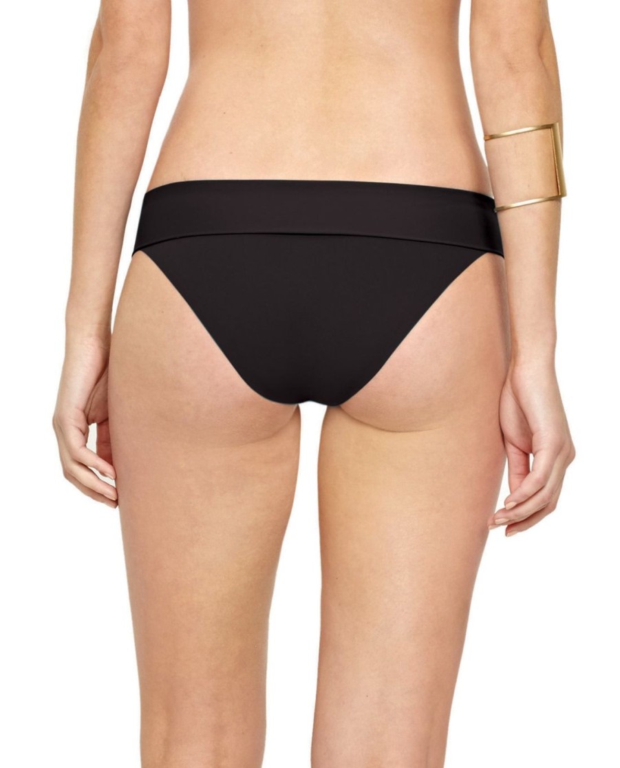 Bikinis Gottex | Gottex Au Naturel Folded Bikini Bottom Gottex Au Naturel Black