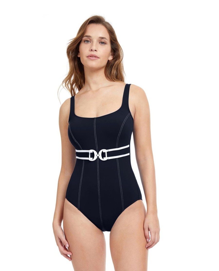 One Pieces Profile by Gottex | Profile By Gottex California Girl Round Neck One Piece Swimsuit