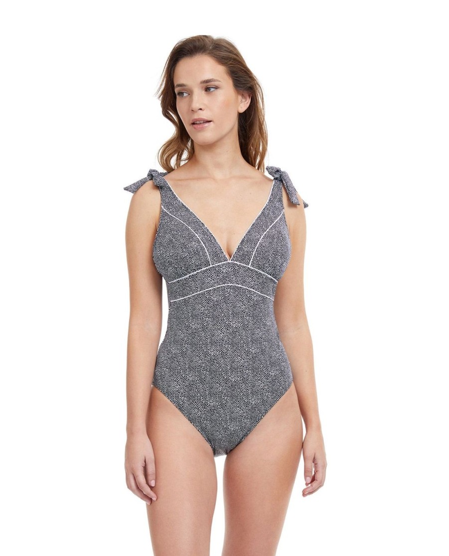 One Pieces Profile by Gottex | Profile By Gottex Colette V-Neck One Piece Swimsuit Profile Colette