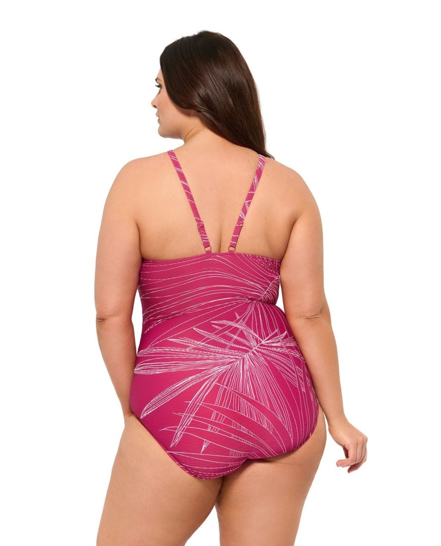 Plus Size Gottex | Gottex Palla Plus Size High Neck One Piece Swimsuit