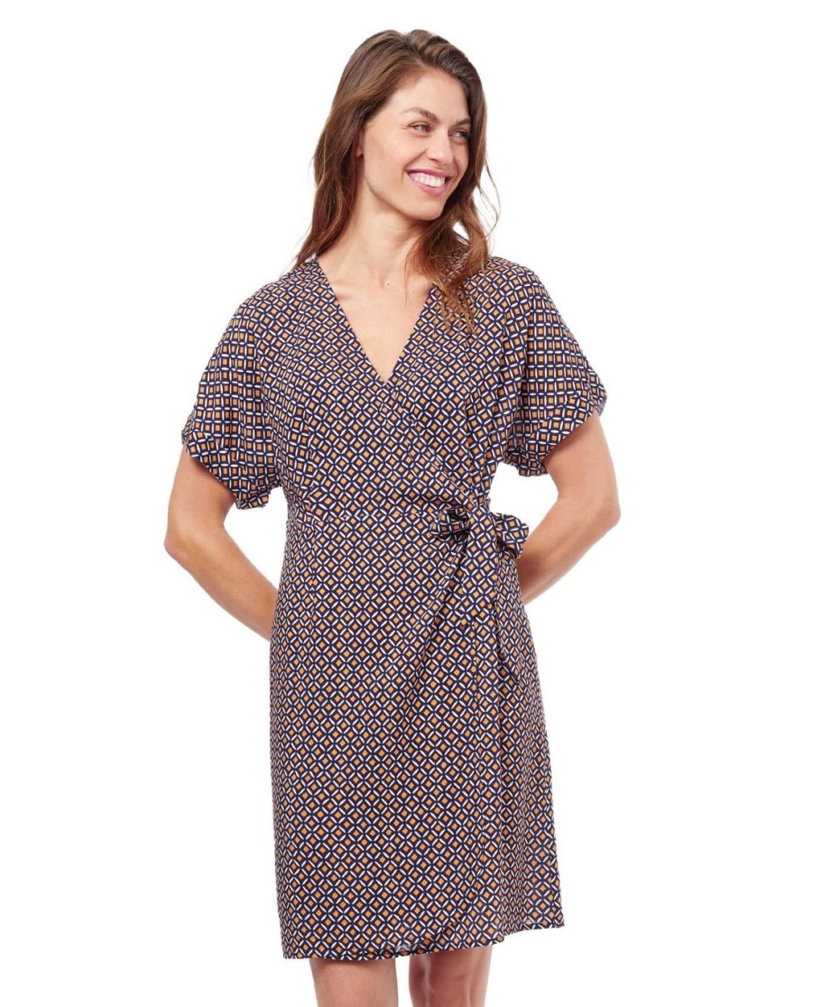 Cover Ups Profile by Gottex | Profile By Gottex Let It Be V-Neck Side Tie Shirt Dress Cover Up Profile Let It Be