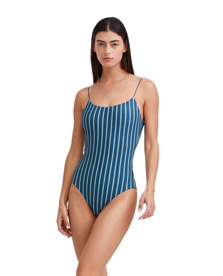 One Pieces Gottex Au Naturel | Au Naturel Cloe Sexy Back One Piece Swimsuit