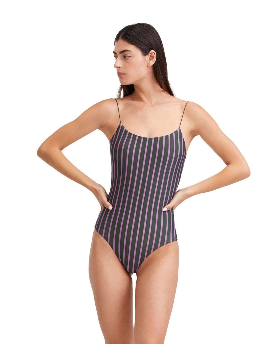 One Pieces Gottex Au Naturel | Au Naturel Cloe Sexy Back One Piece Swimsuit