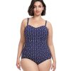 Plus Size Profile by Gottex | Profile By Gottex Supreme Plus Size Scoop Neck Shirred One Piece Swimsuit