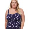 Plus Size Profile by Gottex | Profile By Gottex Light As Feather Plus Size Shirred Underwire Tankini Top Profile Light As Feather