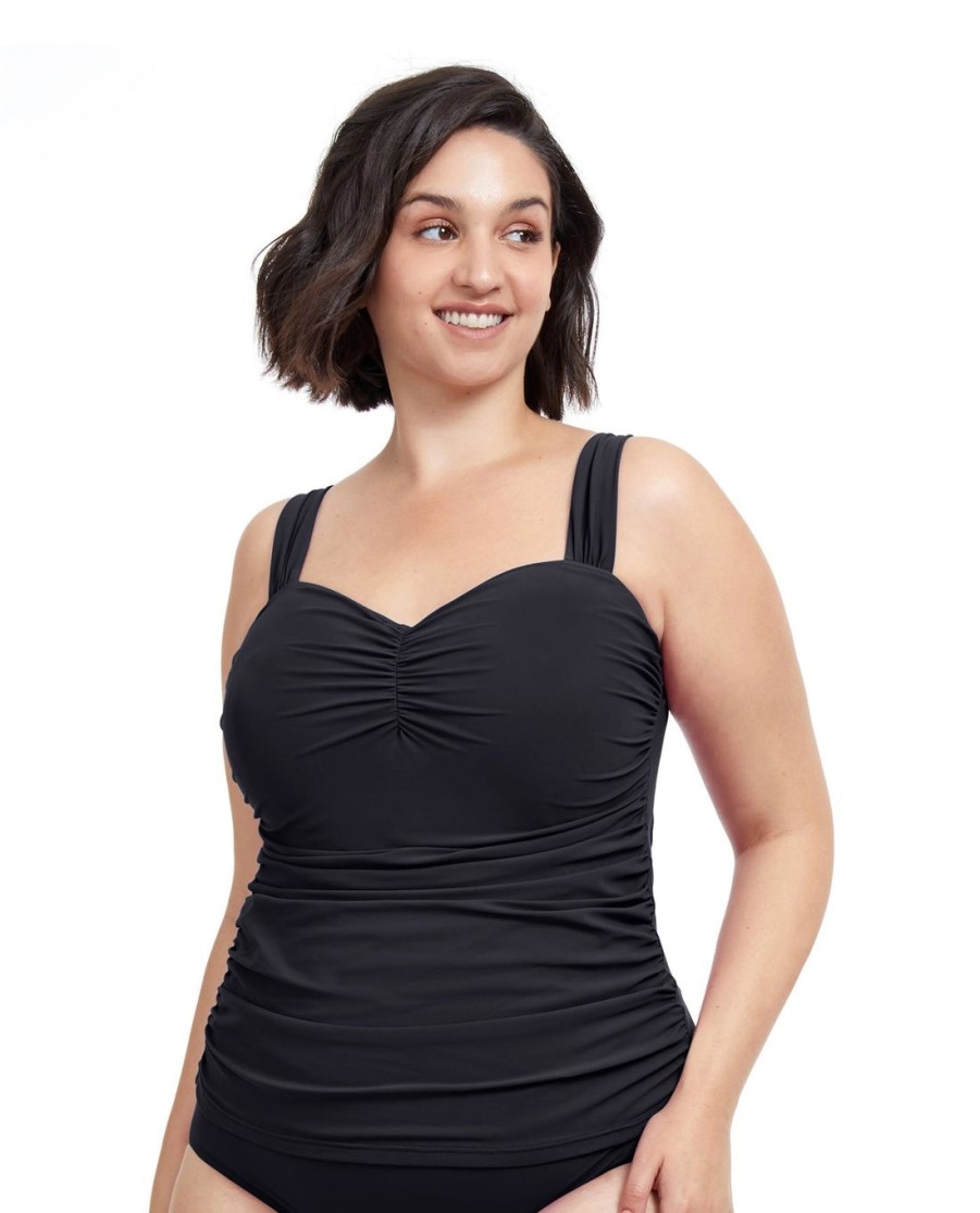 Plus Size Profile by Gottex | Profile By Gottex Tutti Frutti Plus Size Sweetheart Underwire Tankini Top