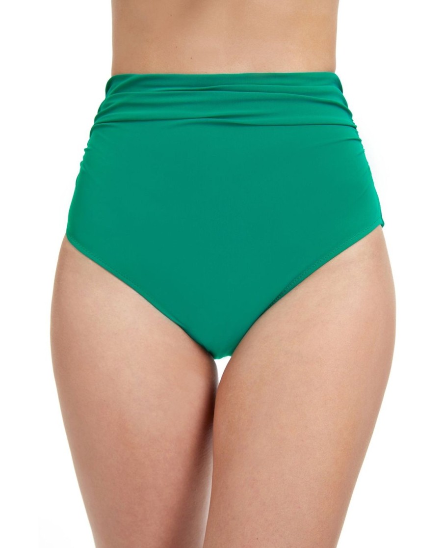 Bikinis Profile by Gottex | Profile By Gottex Frill Me High Waist Tankini Bottom Profile Frill Me Teal