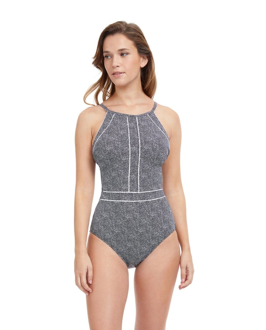 One Pieces Profile by Gottex | Profile By Gottex Colette High Neck One Piece Swimsuit Profile Colette