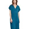 Cover Ups Gottex | Gottex Golden Touch V-Neck Long Tunic