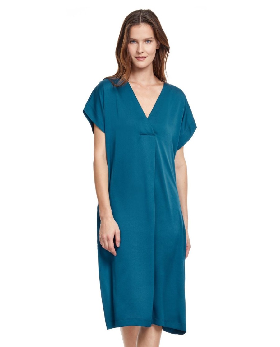 Cover Ups Gottex | Gottex Golden Touch V-Neck Long Tunic