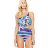 One Pieces Gottex | One Shoulder Cut Out One Piece Swimsuit Gottex Samir