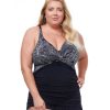 Plus Size Profile by Gottex | Profile By Gottex Soiree Plus Size Underwire Halter Swimdress Profile Soiree