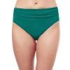 Bikinis Profile by Gottex | Profile By Gottex Tutti Frutti Side Shirred High Waist Tankini Bottom Profile Tutti Frutti Emerald