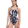 One Pieces Free Sport | Round Neck Strappy One Piece Swimsuit Free Sport Rocky