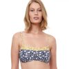 Bikinis Gottex Luma | Luma Shimmering Daisies Thin Strap Bralette Bikini Top