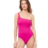 One Pieces Profile by Gottex | Profile By Gottex Phoebe One Shoulder One Piece Swimsuit Profile Phoebe Fuchsia