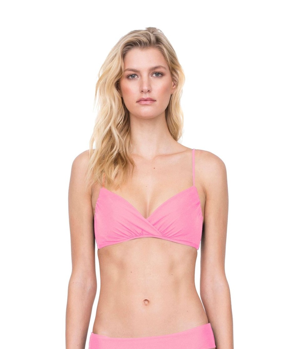 Bikinis Gottex | Gottex Au Naturel Surplice Underwire Bikini Top