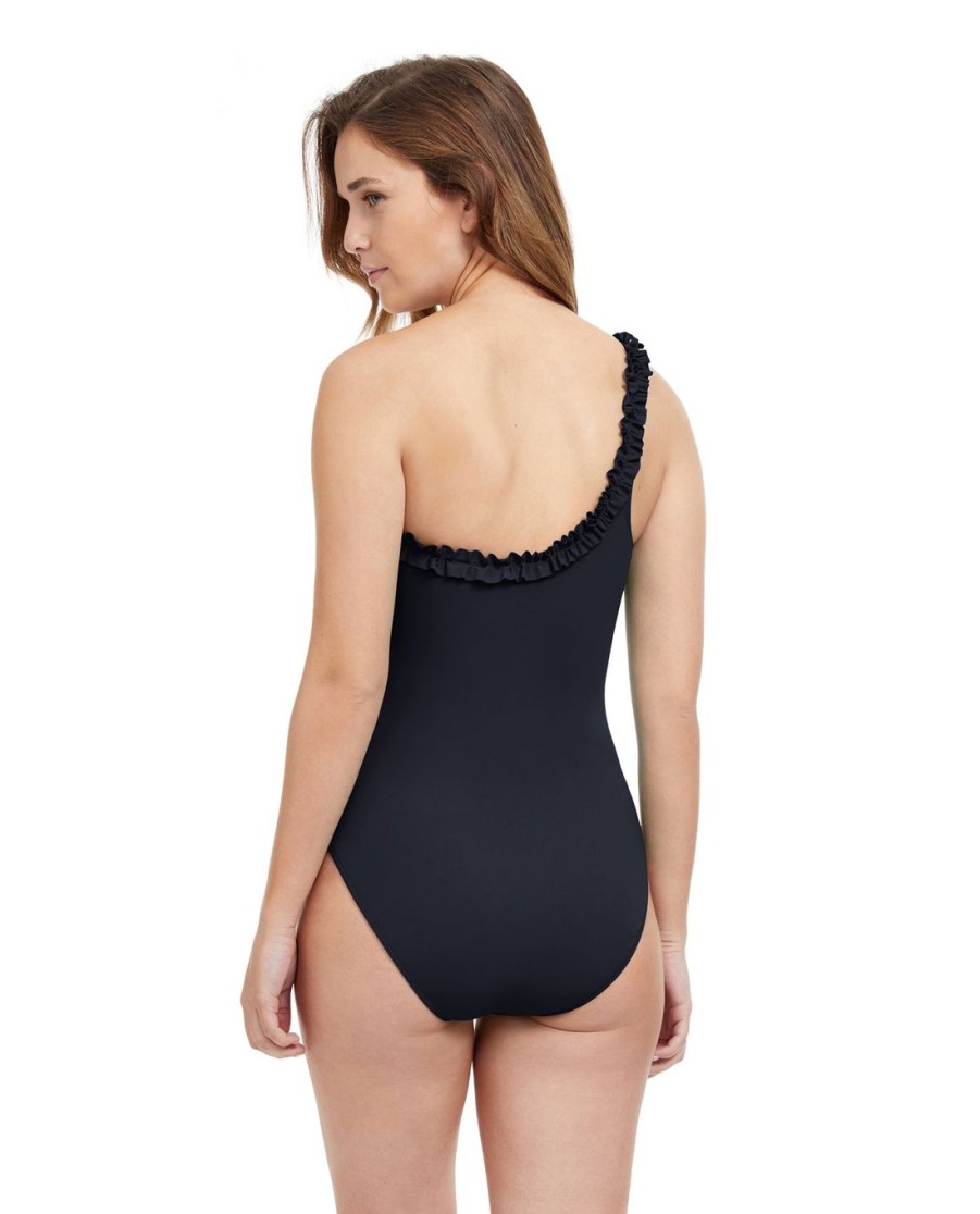 One Pieces Profile by Gottex | Profile By Gottex Frill Me Ruffle One Shoulder One Piece Swimsuit