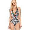 One Pieces Gottex | Plunge Neck Cut Out One Piece Swimsuit Gottex Mozambique