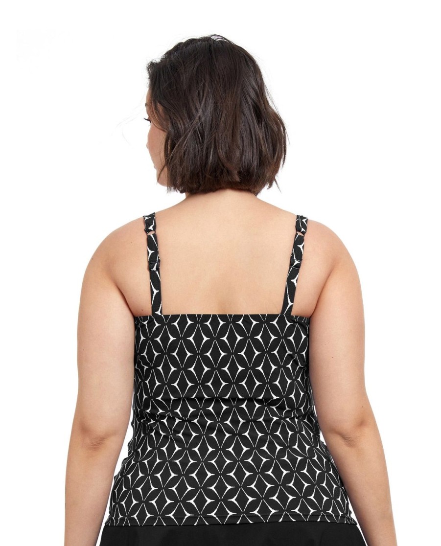 Plus Size Profile by Gottex | Profile By Gottex Supreme Plus Size Shirred Underwire Tankini Top