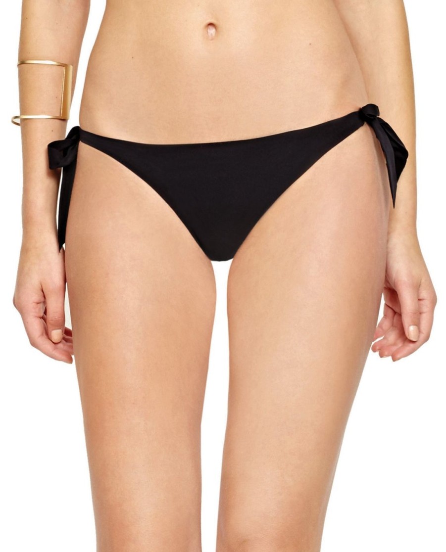 Bikinis Gottex | Gottex Au Naturel Side Tie Bikini Bottom Gottex Au Naturel Black